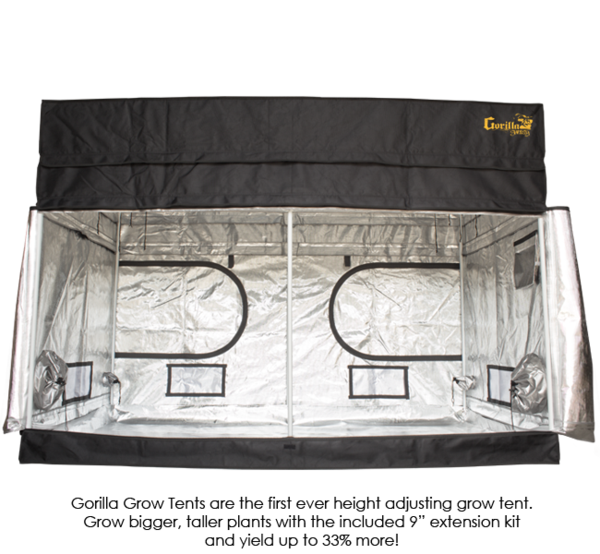 gorilla grow tent shorty 4x4 Gorilla SHORTY Indoor 4x8 Grow Tent – NewView Grow Supply