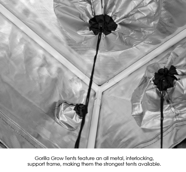 gorilla 4x8 grow tent Gorilla SHORTY Indoor 4x8 Grow Tent – NewView Grow Supply