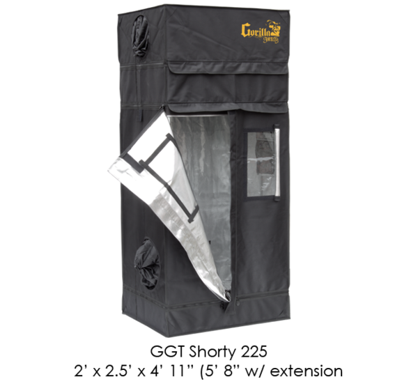 Gorilla SHORTY Indoor 2x2.5 Grow Tent – NewView Grow Supply