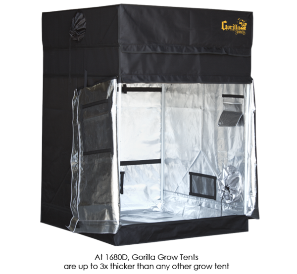 gorilla grow tent shorty 4x4 Gorilla SHORTY Indoor 4x4 Grow Tent – NewView Grow Supply